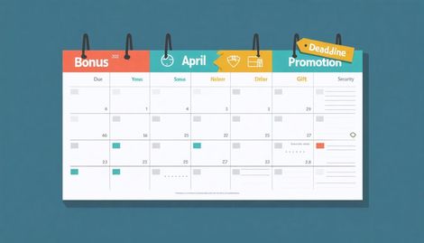 Nisan 2026 Bonus Takvimi: Yaklaşan Kampanyalar ve Son Tarihler