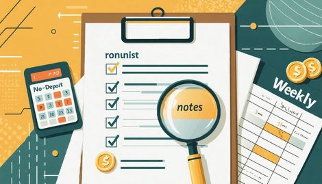 Yatırımsız Deneme Bonusu Kontrol Listesi: Haftalık Not Yöntemi